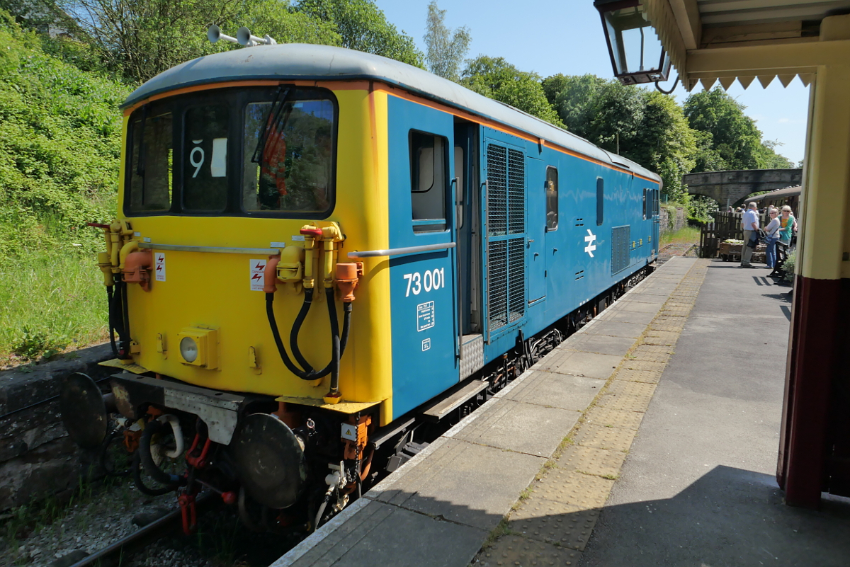 Wirksworth Station: Type 73 Diesel Electric Engine Copyright (c)2023 Paul Alan Grosse. All Rights Reserved.