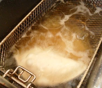 When deep frying, they quickly rise to the surface.