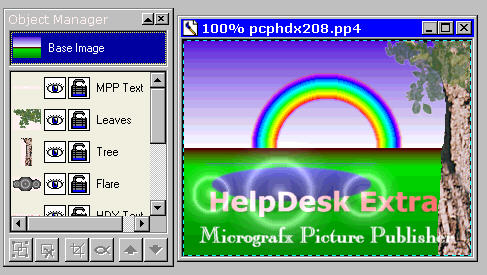 Similar. Layers on Micrografx Picture Publisher