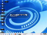 The KNOPPIX desktop